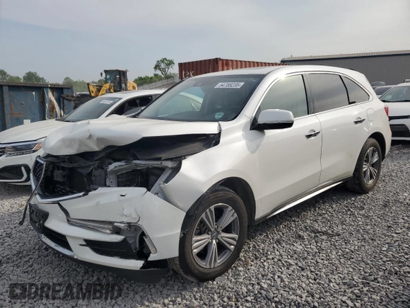 2020 Acura MDX z VIN 5J8YD4H31LL011817, wystawiony jako Copart lot #54788235 z przebiegiem 105 057 mil mil oraz Szkoda całkowita • Salvage title. Historia ofert i sprzedaży dostępna na DreamBid. Obrazek 1.