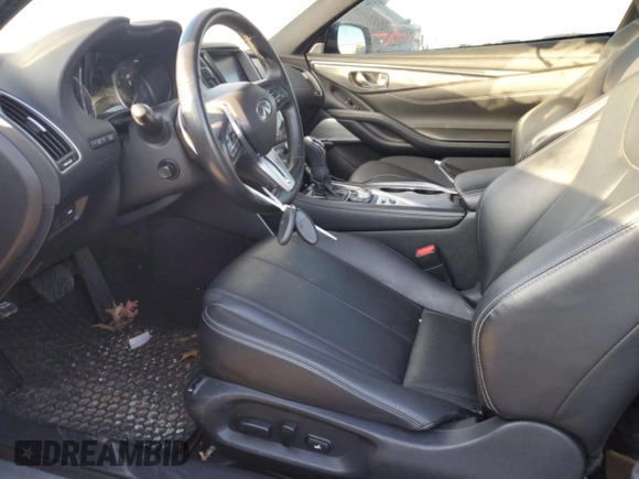 2019 Infiniti Q60 Luxe with VIN JN1EV7EL2KM290162, listed as a Copart auction lot 87421264 with 64,537 mi miles and Salvage title. Bid and sale history available at DreamBid. Image 7.