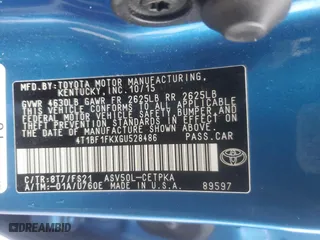 2016 Toyota Camry XLE with VIN 4T1BF1FKXGU528486, listed as a Copart auction lot 44372445 with 112,339 mi miles and Salvage Title. Bid and sale history available at carsss.com. Image 14.