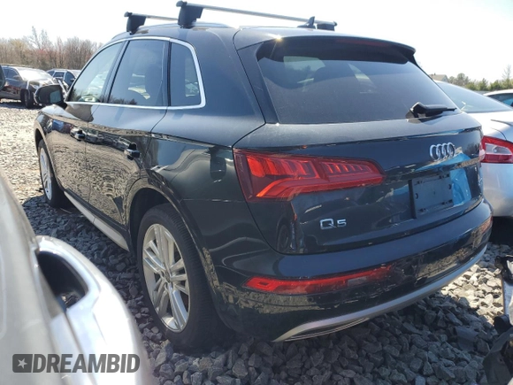 2018 Audi Q5 Premium Plus with VIN WA1BNAFY5J2008544, listed as a Copart auction lot 51614915 with 129,664 mi miles and Clean Title. Bid and sale history available at carsss.com. Image 2.