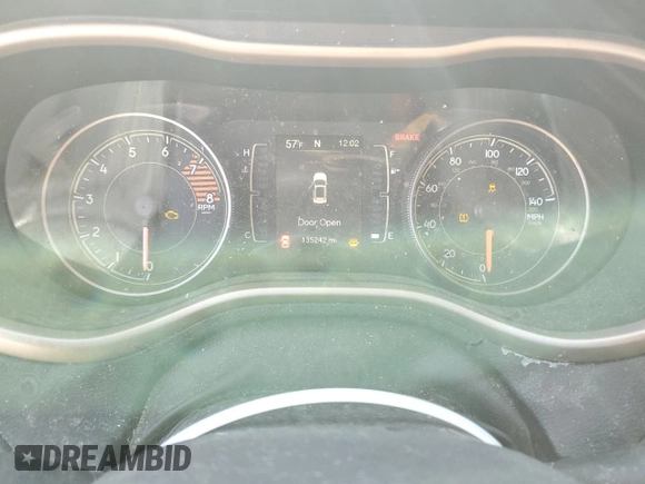 2018 Jeep Cherokee Latitude with VIN 1C4PJLCX6JD607780, listed as a Copart auction lot 47203755 with 135,242 mi miles and Salvage Title. Bid and sale history available at DreamBid. Image 9.