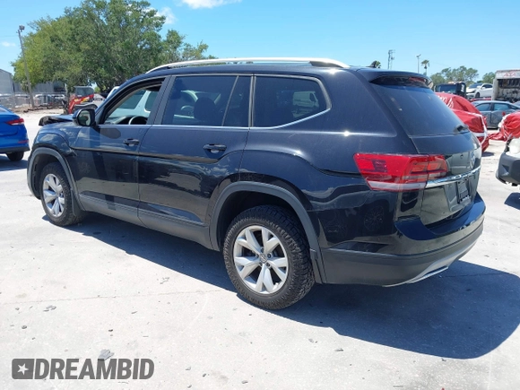 2018 Volkswagen Atlas S z VIN 1V2AP2CA7JC580281, wystawiony jako IAAI lot #42024745 z przebiegiem 48 653 mil mil oraz . Historia ofert i sprzedaży dostępna na DreamBid. Obrazek 3.
