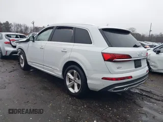 2023 Audi Q7 Premium with VIN WA1ACBF72PD009565, listed as a IAAI auction lot 41022701 with 20,558 mi miles and . Bid and sale history available at DreamBid. Image 3.