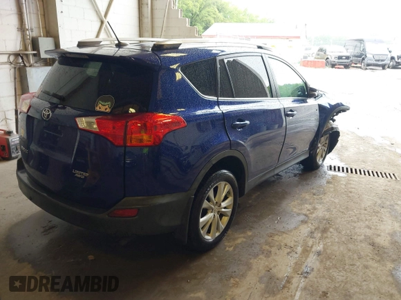 2014 Toyota RAV4 Limited with VIN 2T3DFREV8EW135335, listed as a IAAI auction lot 42514937 with 119,895 mi miles and . Bid and sale history available at DreamBid. Image 4.