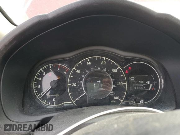 2015 Nissan Note SV with VIN 3N1CE2CP4FL441079, listed as a Copart auction lot 48210685 with 103,520 mi miles and Salvage Title. Bid and sale history available at DreamBid. Image 9.