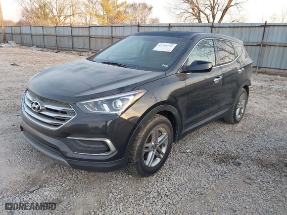 2018 Hyundai Santa Fe Sport 2.4L with VIN 5XYZTDLB5JG541012, listed as a IAAI auction lot 41764742 with 143,521 mi miles. Bid and sale history available at carsss.com. Image 2.