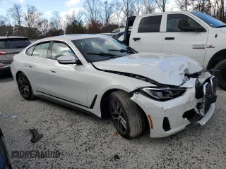 2024 BMW 4 Series 430i with VIN WBA63AV09RFT10249, listed as a Copart auction lot 82313354 with 11,951 mi miles and Clean Title. Bid and sale history available at carsss.com. Image 4.