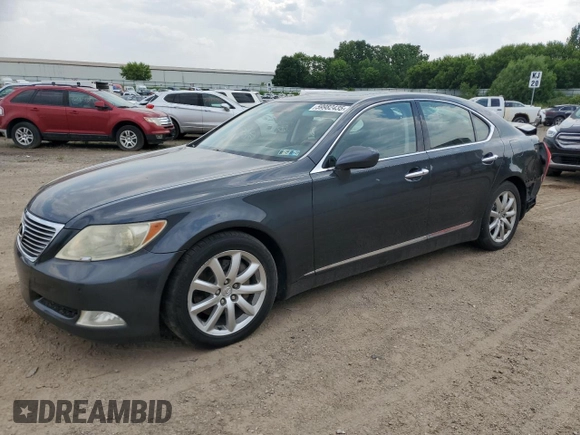 2007 Lexus LS 460 with VIN JTHBL46F175005741, listed as a Copart auction lot 59982435 with 225,398 mi miles and Clean title. Bid and sale history available at DreamBid. Image 1.