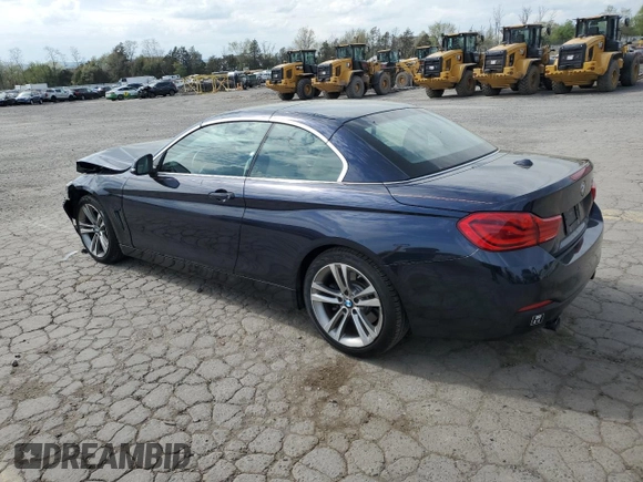 2018 BMW 4 Series 440i z VIN WBA4Z5C57JEE16756, wystawiony jako Copart lot #54753625 z przebiegiem 43 866 mil mil oraz Szkoda całkowita • Salvage title. Historia ofert i sprzedaży dostępna na DreamBid. Obrazek 2.