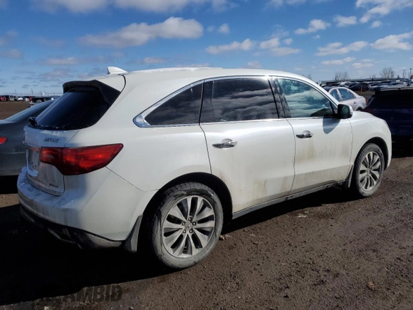2016 Acura MDX w/Tech/Entertainment with VIN 5FRYD4H66GB502657, listed as a Copart auction lot 45984265 with 122,187 mi miles and Clean Title. Bid and sale history available at carsss.com. Image 3.
