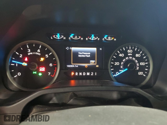 2015 Ford F-150 XLT with VIN 1FTEW1EGXFFB70128, listed as a Copart auction lot 50907155 with 152,504 mi miles and Salvage Title. Bid and sale history available at carsss.com. Image 9.