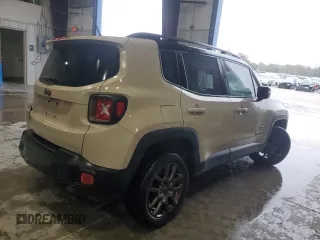 2016 Jeep Renegade Latitude with VIN ZACCJBBT4GPD21105, listed as a Copart auction lot 78734764 with 118,650 mi miles and Salvage Title. Bid and sale history available at carsss.com. Image 3.
