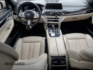2021 BMW 7 Series 750i xDrive with VIN WBA7U2C06MCE49097, listed as a Copart auction lot 51900185 with 36,664 mi miles and Salvage title. Bid and sale history available at DreamBid. Image 8.
