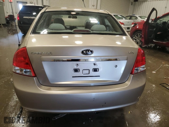 2008 Kia Spectra SX with VIN KNAFE121385562817, listed as a Copart auction lot 45469265 with 135,917 mi miles and Non Repairable. Bid and sale history available at carsss.com. Image 6.