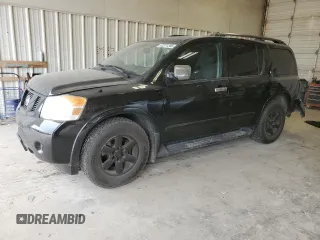 2011 Nissan Armada SV z VIN 5N1BA0ND8BN616645, wystawiony jako Copart lot #53371245 z przebiegiem 161 353 mil mil oraz Szkoda całkowita • Salvage title. Historia ofert i sprzedaży dostępna na DreamBid. Obrazek 1.