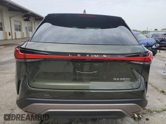 2024 Lexus RX with VIN 2T2BBMCA8RC038816, listed as a Copart auction lot 61034784 with 5,153 mi miles and Salvage Title. Bid and sale history available at carsss.com. Image 6.