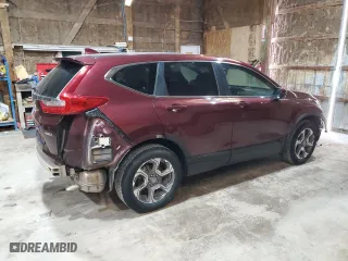 2019 Honda CR-V EX-L with VIN 7FARW2H80KE023296, listed as a Copart auction lot 48061425 with 144,660 mi miles and Salvage Title. Bid and sale history available at carsss.com. Image 3.