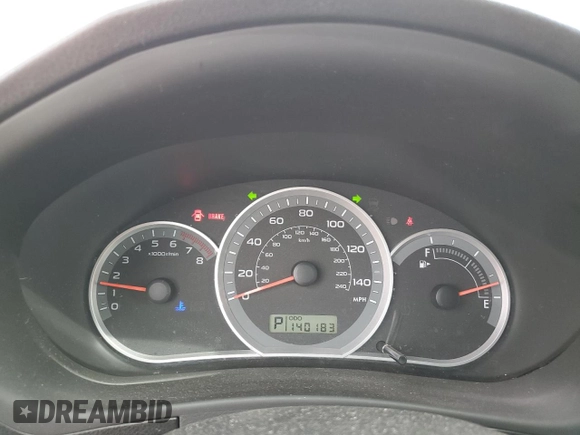 2010 Subaru Impreza i Premium с VIN JF1GH6B6XAH806786, выставлен на аукционе Copart как лот 48743135 с пробегом 140 183 миль миль и Чистый • Clean title. История ставок и продаж доступна на DreamBid. Изображение 9.