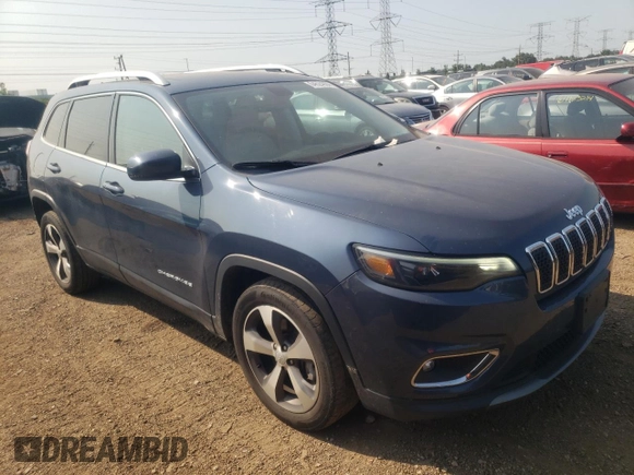 2020 Jeep Cherokee Limited with VIN 1C4PJLDX4LD596814, listed as a Copart auction lot 64524984 with 55,593 mi miles and Salvage title. Bid and sale history available at DreamBid. Image 4.