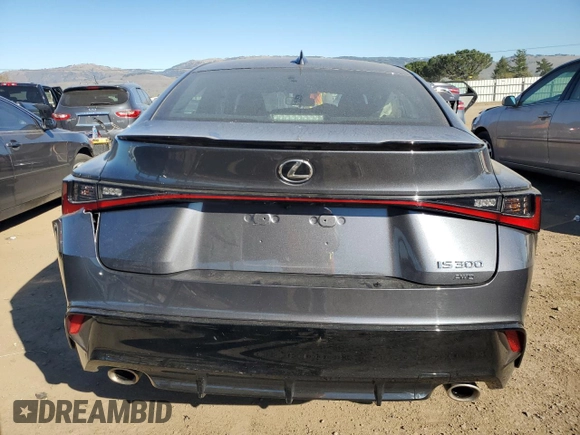 2024 Lexus IS 300 F Sport z VIN JTHB81F28R5054001, wystawiony jako Copart lot #41886945 z przebiegiem 7 986 mil mil oraz Szkoda całkowita • Salvage title. Historia ofert i sprzedaży dostępna na DreamBid. Obrazek 6.