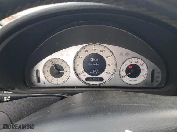 2006 Mercedes-Benz CLK-Class 5.0L with VIN WDBTK75G56T069553, listed as a Copart auction lot 80439254 with 84,715 mi miles and Salvage Title. Bid and sale history available at carsss.com. Image 9.
