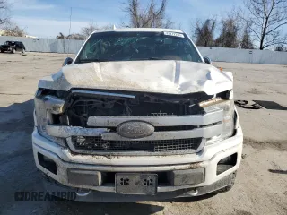 2019 Ford F-150 XL with VIN 1FTEW1E46KFD25631, listed as a Copart auction lot 43272255 with 146,160 mi miles and Salvage Title. Bid and sale history available at DreamBid. Image 5.