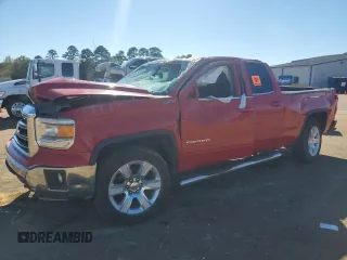 2014 GMC Sierra 1500 SLE with VIN 1GTR1UEH5EZ369370, listed as a Copart auction lot 80903794 with 196,036 mi miles and Salvage Title. Bid and sale history available at carsss.com. Image 1.