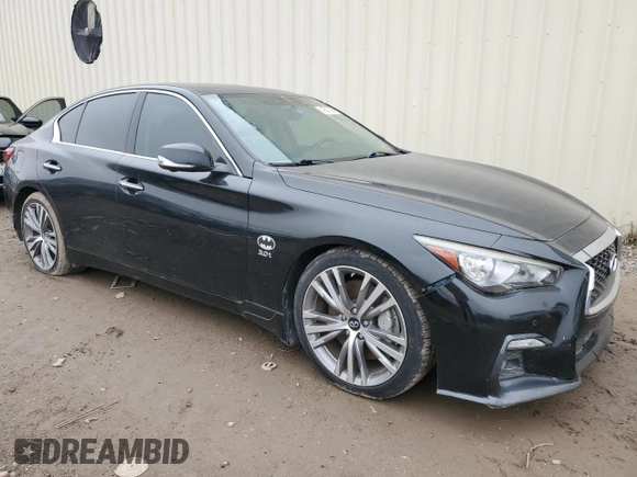 2018 Infiniti Q50 Sport with VIN JN1EV7AP5JM359241, listed as a Copart auction lot 42627505 with 141,625 mi miles and Clean Title. Bid and sale history available at carsss.com. Image 4.