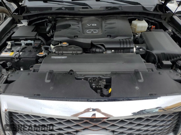 2022 Infiniti QX80 PREMIUM SELECT with VIN JN8AZ2AE1N9292782, listed as a Copart auction lot 66077354 with 55,075 mi miles and Salvage Title. Bid and sale history available at carsss.com. Image 13.