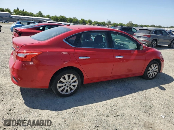 2017 Nissan Sentra SV with VIN 3N1AB7AP6HL696108, listed as a Copart auction lot 55524655 with 135,896 mi miles and Clean Title. Bid and sale history available at carsss.com. Image 3.