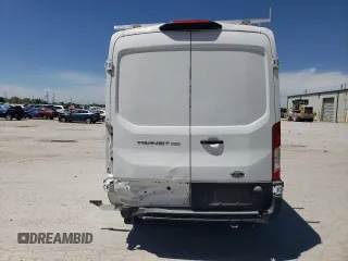 2023 Ford Transit Cargo with VIN 1FTBR1C86PKA45707, listed as a Copart auction lot 55052145 with 15,132 mi miles and Salvage title. Bid and sale history available at DreamBid. Image 6.