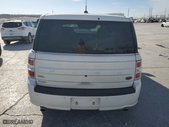 2016 Ford Flex SEL with VIN 2FMGK5C81GBA19426, listed as a Copart auction lot 49424985 with 114,505 mi miles and Salvage Title. Bid and sale history available at carsss.com. Image 6.
