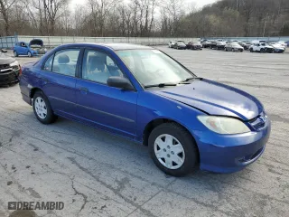 2004 Honda Civic VP with VIN 1HGES163X4L012489, listed as a Copart auction lot 52364735 with 230,563 mi miles and Clean Title. Bid and sale history available at carsss.com. Image 4.