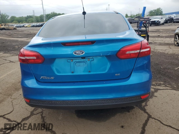2017 Ford Focus SE с VIN 1FADP3F29HL222088, выставлен на аукционе Copart как лот 58585065 с пробегом 125 896 миль миль и Списание • Salvage title. История ставок и продаж доступна на DreamBid. Изображение 6.