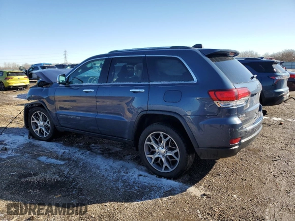 2020 Jeep Grand Cherokee Limited X z VIN 1C4RJFBG2LC152060, wystawiony jako Copart lot #47886105 z przebiegiem 105 114 mil mil oraz Szkoda całkowita • Salvage title. Historia ofert i sprzedaży dostępna na DreamBid. Obrazek 2.