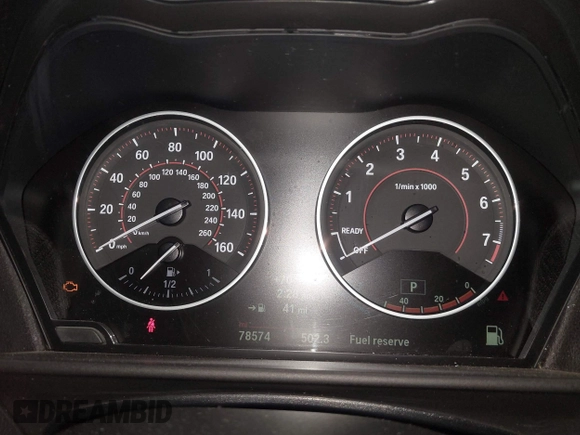 2016 BMW 2 Series M235i with VIN WBA1J7C5XGV359139, listed as a IAAI auction lot 42084849 with 78,574 mi miles. Bid and sale history available at carsss.com. Image 7.