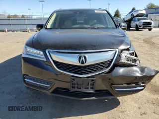 2016 Acura MDX Advance with VIN 5FRYD4H9XGB032109, listed as a Copart auction lot 50984865 with 205,120 mi miles and Salvage title. Bid and sale history available at DreamBid. Image 5.