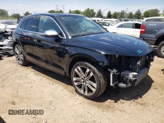 2018 Audi SQ5 with VIN WA1C4BFY6J2151547, listed as a Copart auction lot 58125934 with 69,505 mi miles and Salvage Title. Bid and sale history available at DreamBid. Image 4.