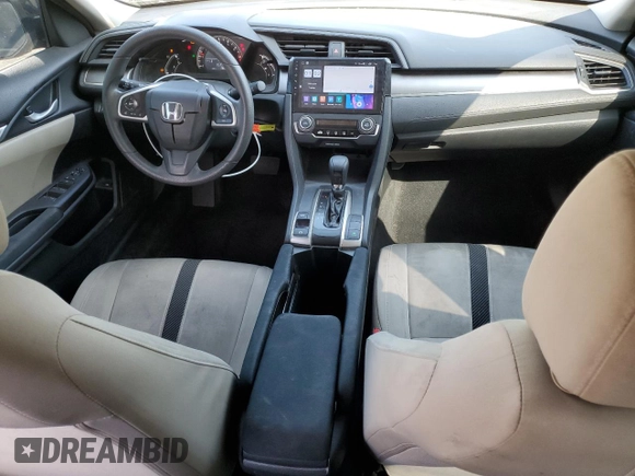 2016 Honda Civic Sedan LX with VIN 19XFC2F50GE232356, listed as a Copart auction lot 43615245 with 53,557 mi miles and Salvage Title. Bid and sale history available at carsss.com. Image 8.