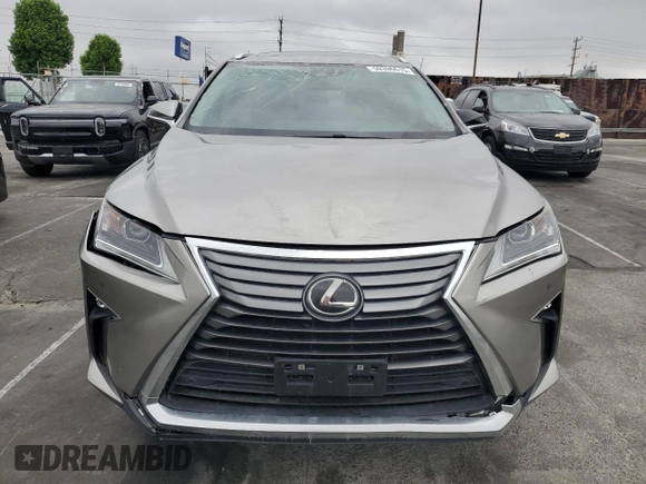 2017 Lexus RX 350 with VIN 2T2ZZMCA8HC066740, listed as a Copart auction lot 59396615 with 54,768 mi miles and Salvage title. Bid and sale history available at DreamBid. Image 5.
