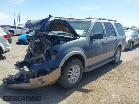2014 Ford Expedition King Ranch with VIN 1FMJU1J58EEF46382, listed as a IAAI auction lot 41830338 with 266,023 mi miles and . Bid and sale history available at DreamBid. Image 2.