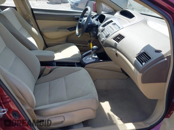 2008 Honda Civic LX with VIN 1HGFA16578L069585, listed as a IAAI auction lot 42148517 with 157,369 mi miles and . Bid and sale history available at DreamBid. Image 5.