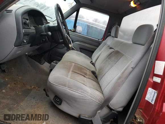 1995 Ford F-150 with VIN 1FTEF15N5SNA84787, listed as a Copart auction lot 87832635 with 123,193 mi miles and Salvage Title. Bid and sale history available at carsss.com. Image 7.