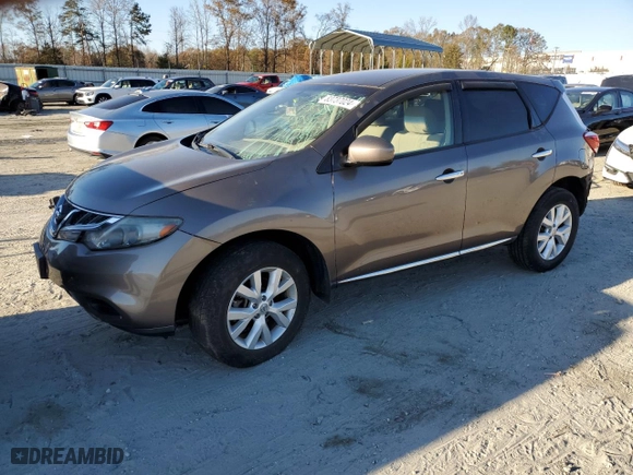 2014 Nissan Murano SL with VIN JN8AZ1MU4EW406109, listed as a Copart auction lot 83737024 with 0 mi miles and Salvage Title. Bid and sale history available at carsss.com. Image 1.