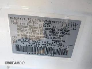 2024 Nissan Sentra S z VIN 3N1AB8BV5RY226580, wystawiony jako IAAI lot #41865600 z przebiegiem 13 160 mil mil oraz . Historia ofert i sprzedaży dostępna na DreamBid. Obrazek 9.