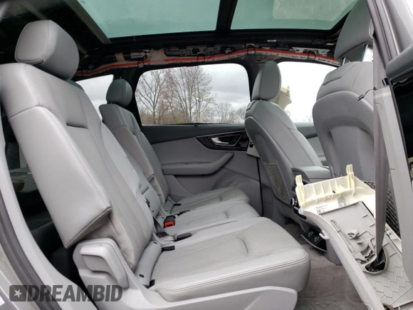 2017 Audi Q7 Premium Plus with VIN WA1LAAF72HD049851, listed as a Copart auction lot 53026175 with 100,601 mi miles and Salvage Title. Bid and sale history available at carsss.com. Image 11.