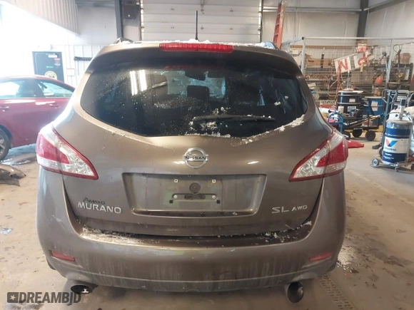 2012 Nissan Murano SV with VIN JN8AZ1MW9CW224792, listed as a IAAI auction lot 41583163 with 132,474 mi miles. Bid and sale history available at carsss.com. Image 15.