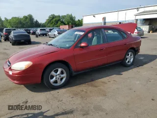 2001 Ford Taurus SE with VIN 1FAFP53U91G112845, listed as a Copart auction lot 59380875 with 151,750 mi miles and Salvage title. Bid and sale history available at DreamBid. Image 1.