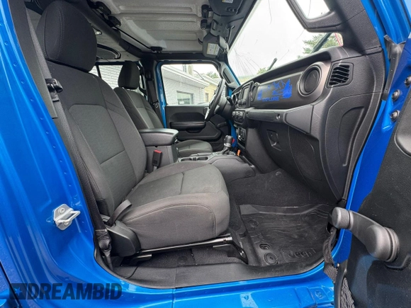 2020 Jeep Gladiator Sport S с VIN 1C6HJTAG9LL169893, выставлен на аукционе Copart как лот 59512605 с пробегом 67 647 миль миль и Чистый • Clean title. История ставок и продаж доступна на DreamBid. Изображение 5.