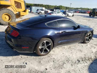 2021 Ford Mustang EcoBoost with VIN 1FA6P8TH0M5155409, listed as a Copart auction lot 48891693 with 45,011 mi miles. Bid and sale history available at carsss.com. Image 3.
